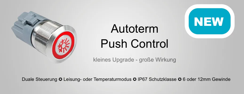 Neues Bedienteil – Autoterm Push Control - Autoterm Push Control