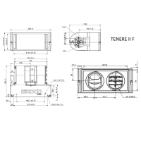 W&auml;rmetauscher Tenere 2F 3,05 kW 12V verschlie&szlig;bar